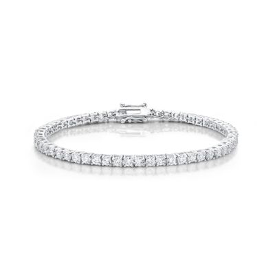 Picture of 3mm, TENNIS B'L 4CLAW, WHT, 16cm
